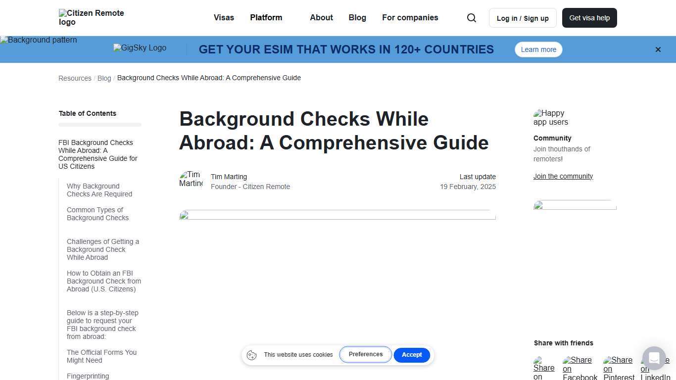 How to Get an FBI Background Check While Abroad: A Complete Guide for U.S. Citizens | Citizen Remote